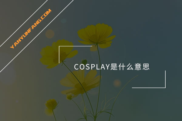 COSPLAY是什么意思？